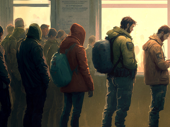 An interactive video that raises awareness about the experience of being forced to flee your home.