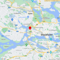 Karta på huvudkontoret för Röda Korsets Ungdomsförbund