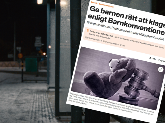 Ge barnen rätt att klaga enligt Barnkonventionen