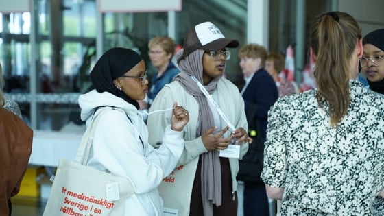Deltagare på Röda Korsets Ungdomsförbunds Riksårsmöte