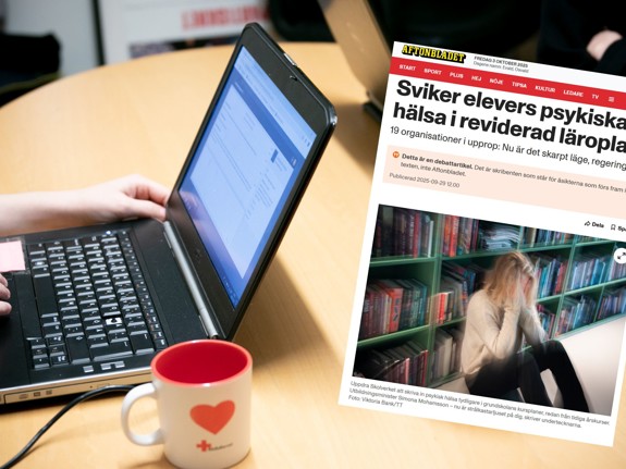 Sviker elevers psykiska hälsa i reviderad läroplan
19 organisationer i upprop: Nu är det skarpt läge, regeringen