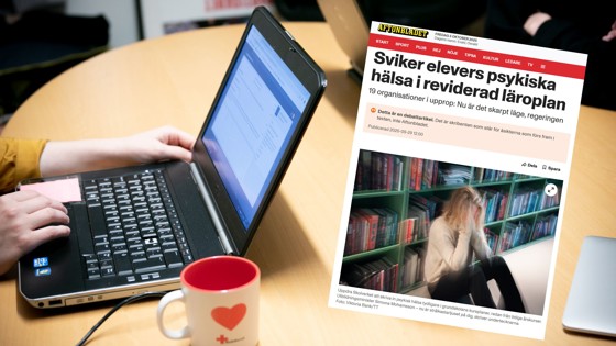 Sviker elevers psykiska hälsa i reviderad läroplan
19 organisationer i upprop: Nu är det skarpt läge, regeringen