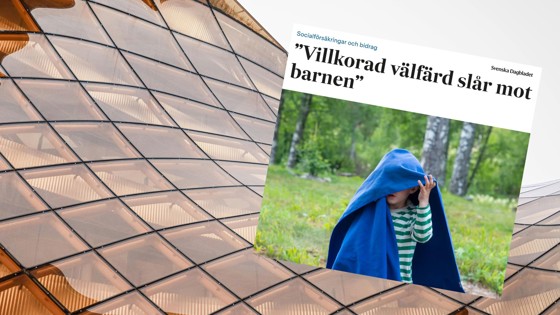 Debattartikel 30 sep 2025 i Svenska Dagbladet. Bilden är ett montage.