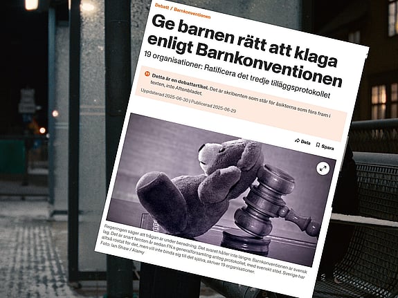 Ge barnen rätt att klaga enligt Barnkonventionen