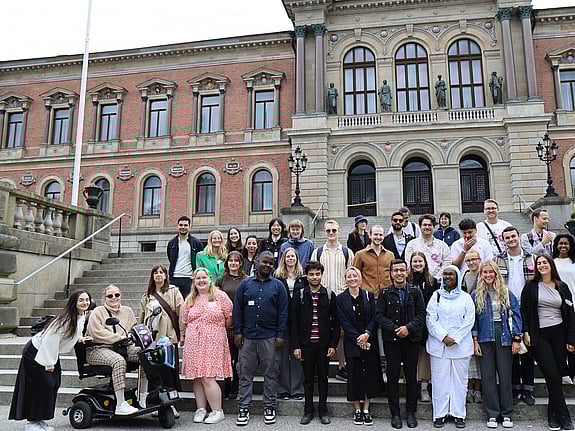 Bild på deltagare på Röda Korsets Ungdomsförbunds riksårsmöte