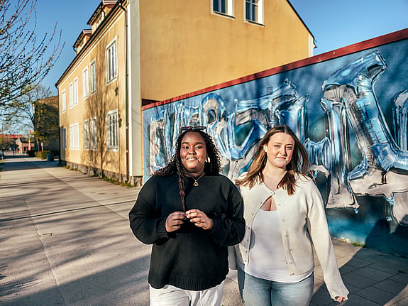 Moa och Ayan från Katrineholms RKUF klubb