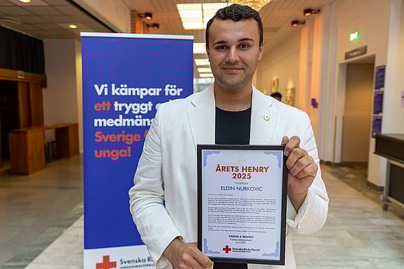 Eldin Nurkovic, vinnare av Årets Henry 2025.
